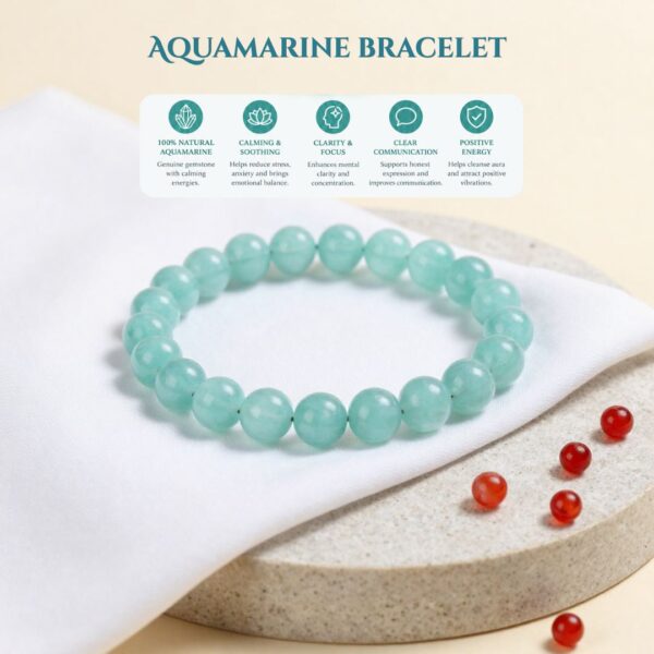 Aquamarine bracelet
