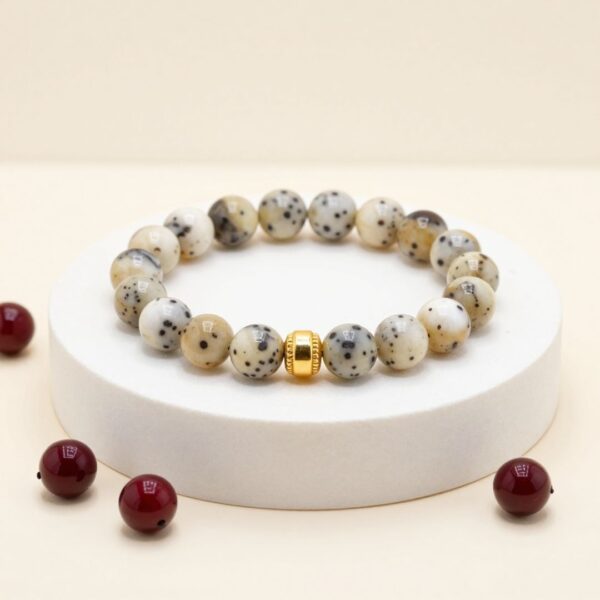 Dalmatian Jasper Bracelet