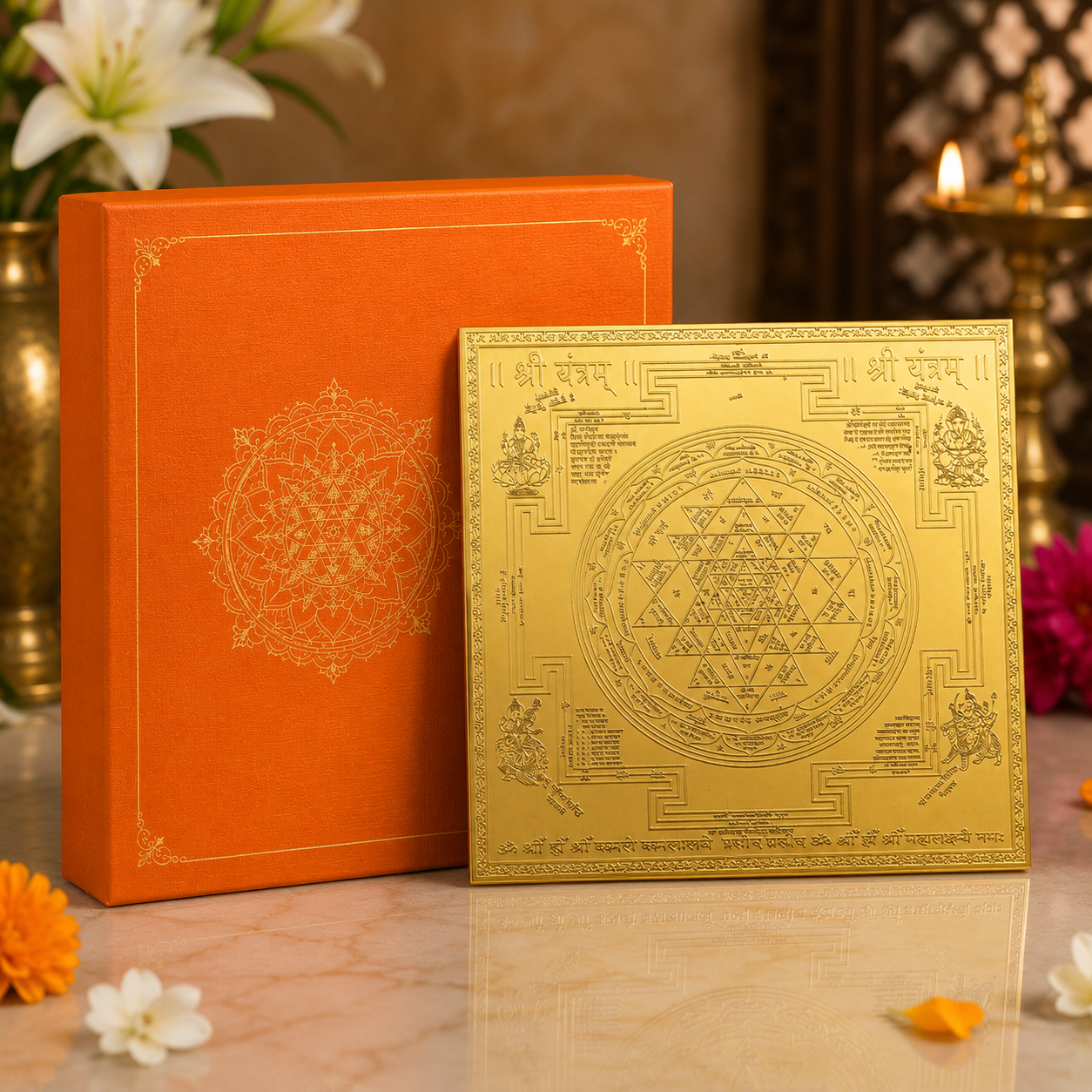 Gold Plated Shri Yantra - Image 2