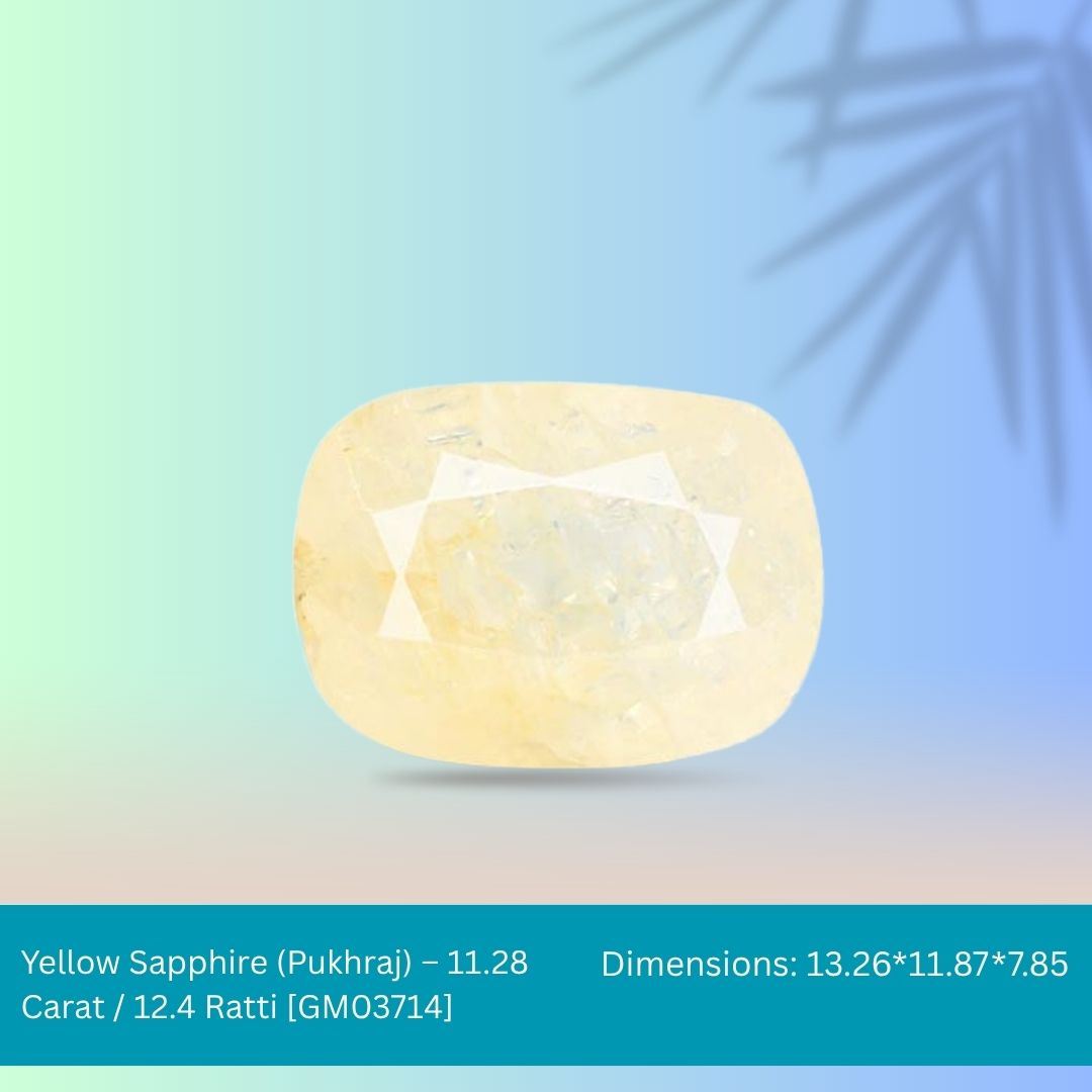 Premium Pukhraj (Yellow Sapphire)